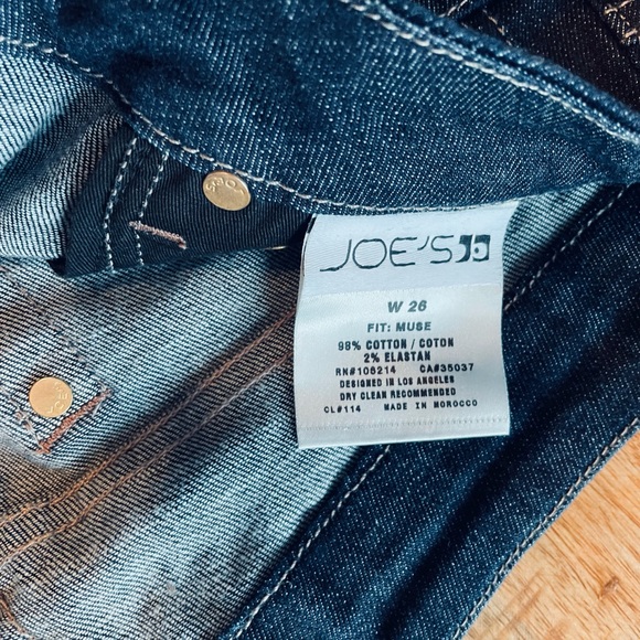 VTG Joe's JJ Muse High Rise Flare Dark Blue Jeans - Picture 6 of 11